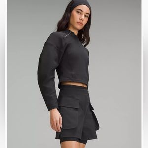 Relaxed-Fit Super-High-Rise Cargo Short 4"